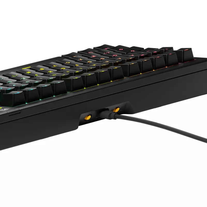 Glorious Gaming GMMK 3 75% Prebuilt Wired Black - FR, Wired, USB, Mechanical, AZERTY, RGB LED, Black