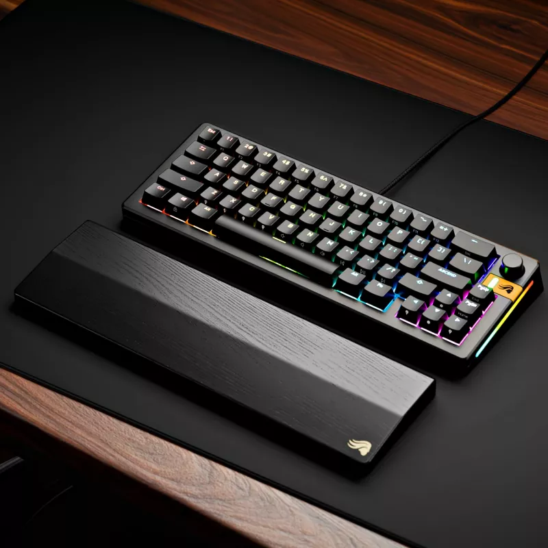 Glorious Gaming GMMK 3 HE 65% Prebuilt Wired Black - FR, Wired, USB, Mechanical, AZERTY, RGB LED, Black