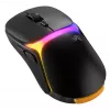 Glorious Gaming Model O3 Wireless Gaming Mouse - InfinitePlay Swappable Battery System, 8k Polling, 130M Click Optical Switches, Ultralight 66g, 30K DPI Optical Sensor, RGB - Black