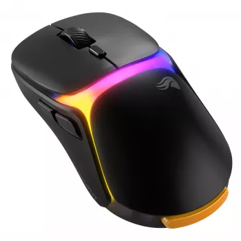 Glorious Gaming Model O3 Wireless Gaming Mouse - InfinitePlay Swappable Battery System, 8k Polling, 130M Click Optical Switches, Ultralight 66g, 30K DPI Optical Sensor, RGB - Black