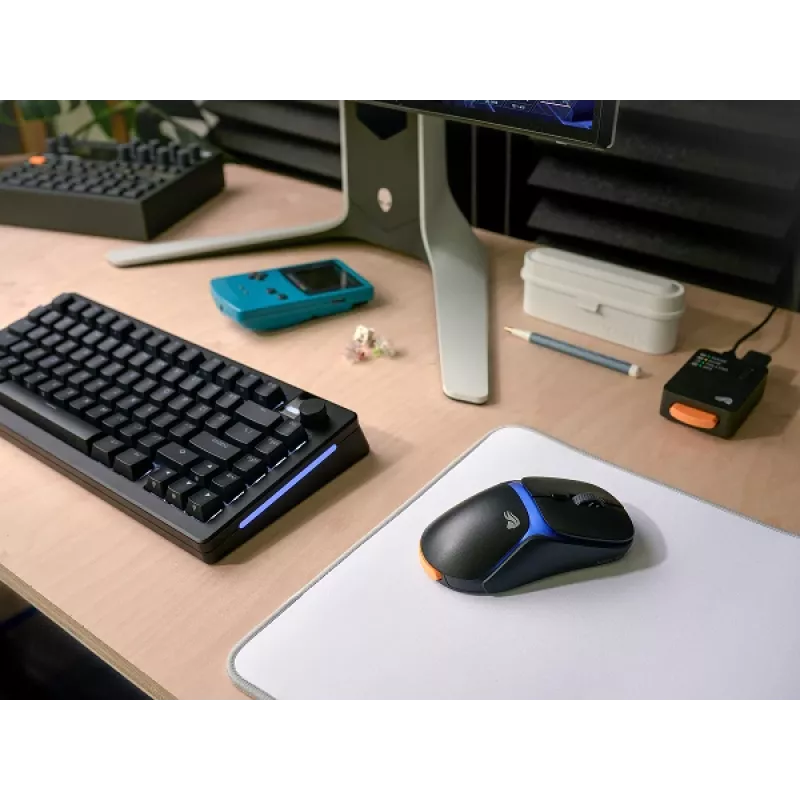 Glorious Gaming Model O3 Wireless Gaming Mouse - InfinitePlay Swappable Battery System, 8k Polling, 130M Click Optical Switches, Ultralight 66g, 30K DPI Optical Sensor, RGB - Black