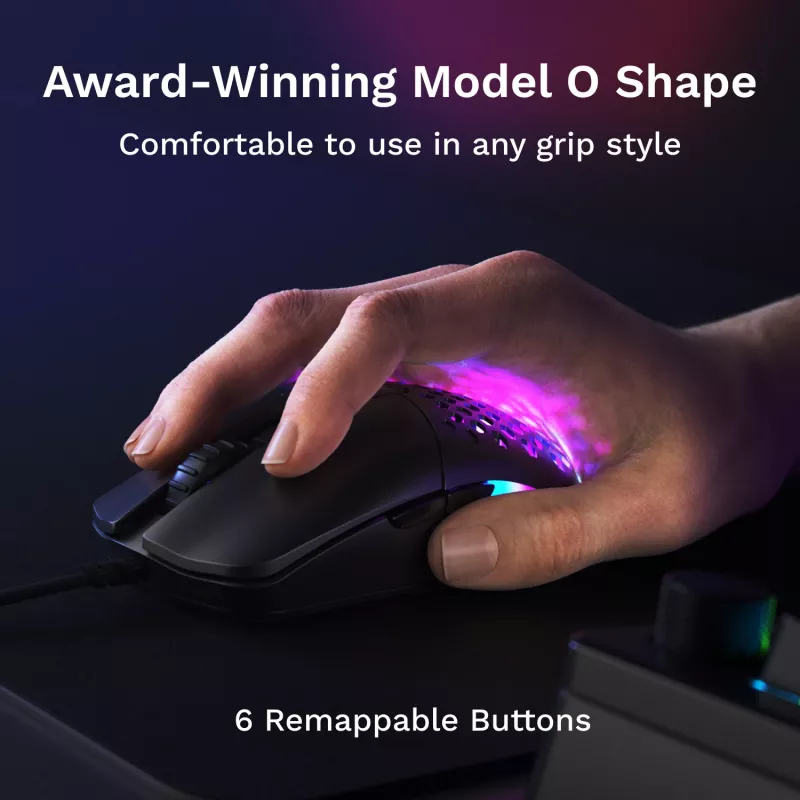 Glorious Gaming Model O Eternal mouse Right-hand USB Type-A Optical 12000 DPI