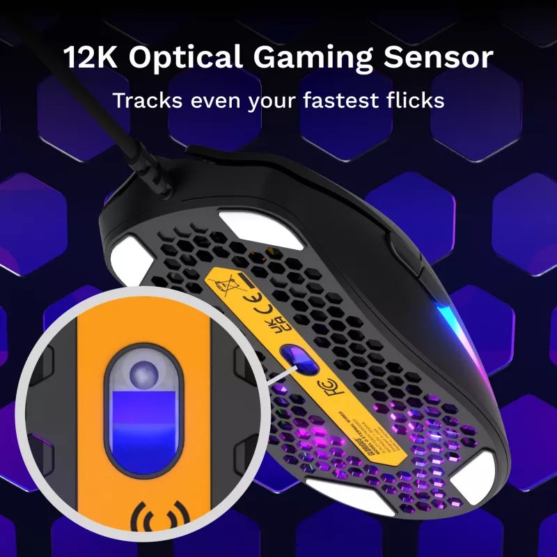 Glorious Gaming Model O Eternal mouse Right-hand USB Type-A Optical 12000 DPI