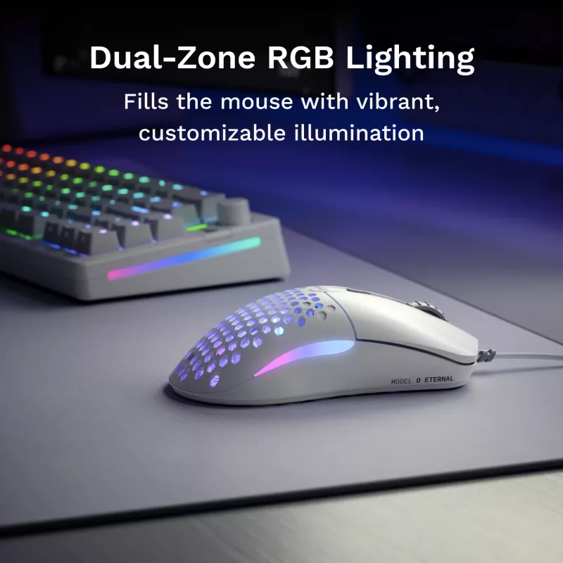 Glorious Gaming Model O Eternal mouse Right-hand USB Type-A Optical 12000 DPI