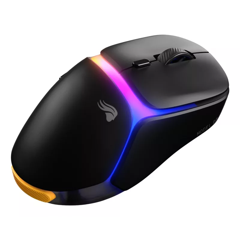 Glorious Gaming Model D3 Wireless Gaming Mouse - InfinitePlay Swappable Battery System, 8k Polling, 130M Click Optical Switches, Ultralight 69g, 30K DPI Optical Sensor, RGB - Black