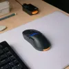 Glorious Gaming Model D3 Wireless Gaming Mouse - InfinitePlay Swappable Battery System, 8k Polling, 130M Click Optical Switches, Ultralight 69g, 30K DPI Optical Sensor, RGB - Black