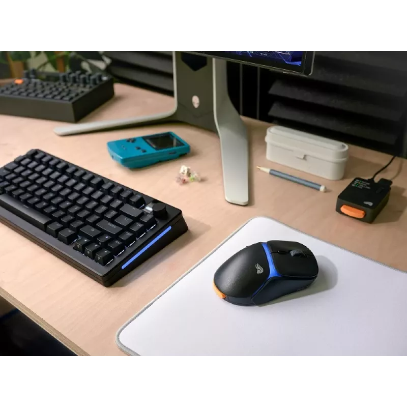 Glorious Gaming Model D3 Wireless Gaming Mouse - InfinitePlay Swappable Battery System, 8k Polling, 130M Click Optical Switches, Ultralight 69g, 30K DPI Optical Sensor, RGB - Black