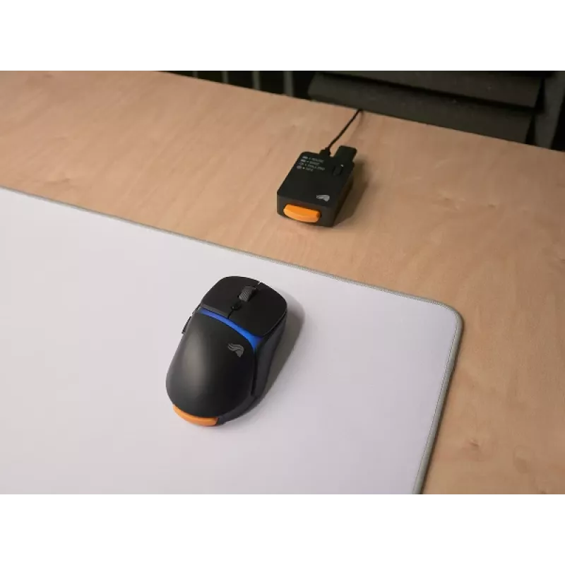 Glorious Gaming Model D3 Wireless Gaming Mouse - InfinitePlay Swappable Battery System, 8k Polling, 130M Click Optical Switches, Ultralight 69g, 30K DPI Optical Sensor, RGB - Black
