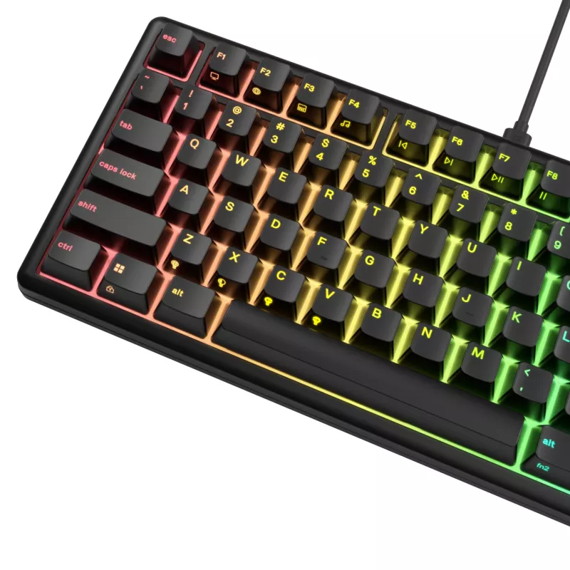 Glorious Gaming GMBK 75% keyboard USB QWERTY US English Black