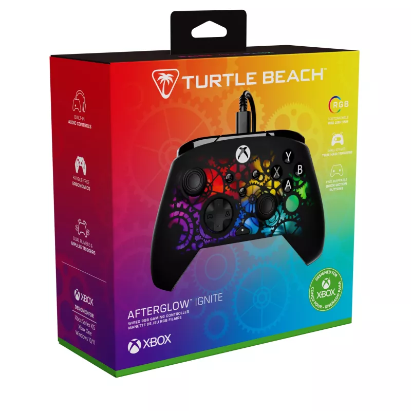 Gamepad Turtle Beach Afterglow Ignite Wired RGB Controller Customizable RGB Remappable Buttons