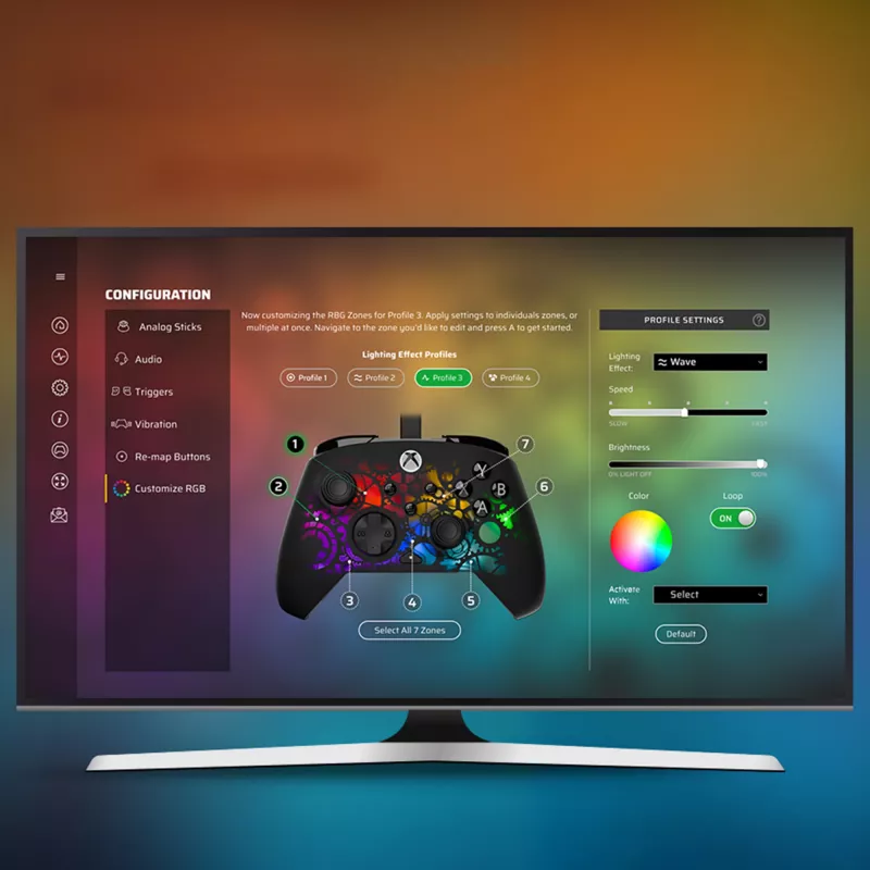 Gamepad Turtle Beach Afterglow Ignite Wired RGB Controller Customizable RGB Remappable Buttons