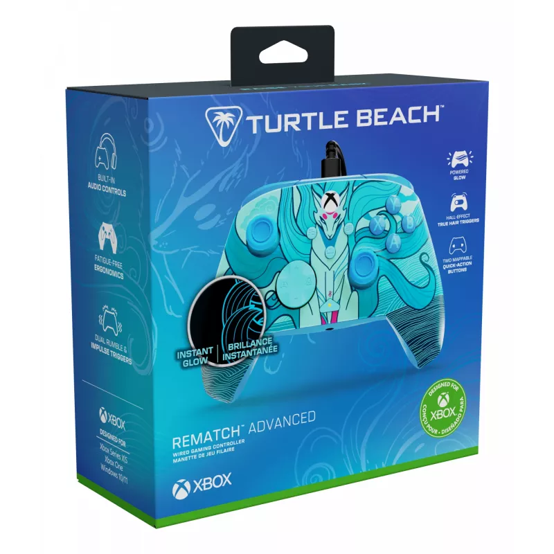 Gamepad Turtle Beach Rematch Advanced Wired 2025 USB Multicolour Xbox One Xbox One S Xbox One X