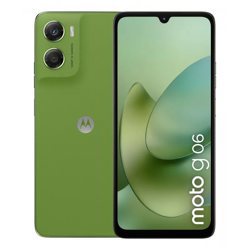 Motorola moto g06 17.5 cm (6.88 inch) Dual SIM Android 15 4G USB Type-C 4 GB 64 GB 5200 mAh Green