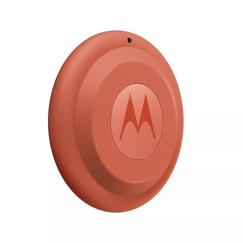 Finder Motorola moto tag 2 — universal tracker, orange, CR2032 battery, up to 14400 h, 7.4 g, Ø 31.9 mm, 8 mm