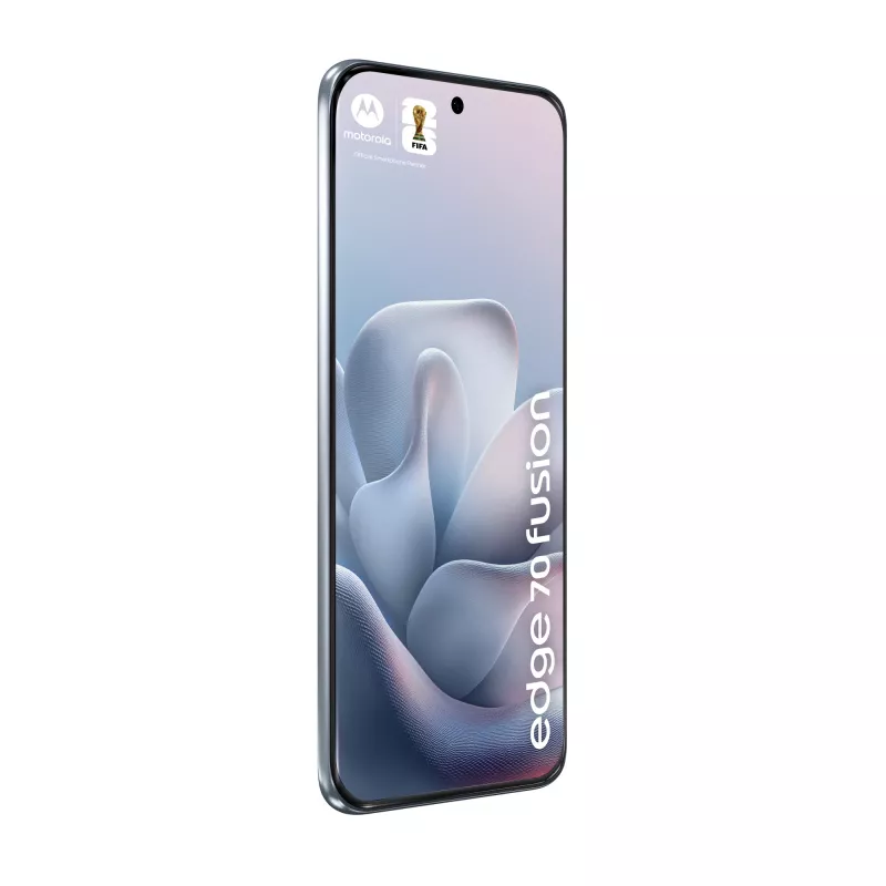 Smartphone Motorola edge 70 fusion — 6.78 inch (17.2 cm) OLED, Snapdragon 7s Gen 3, 12 GB RAM, 256 GB, Dual SIM, 7000 mAh, Light Blue