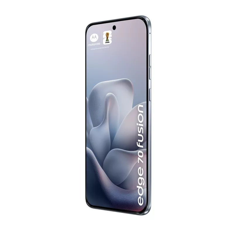 Smartphone Motorola edge 70 fusion — 6.78 inch (17.2 cm) OLED, Snapdragon 7s Gen 3, 12 GB RAM, 256 GB, Dual SIM, 7000 mAh, Light Blue