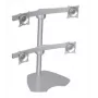 Chief Quad Monitor Table Stand Desk Silver