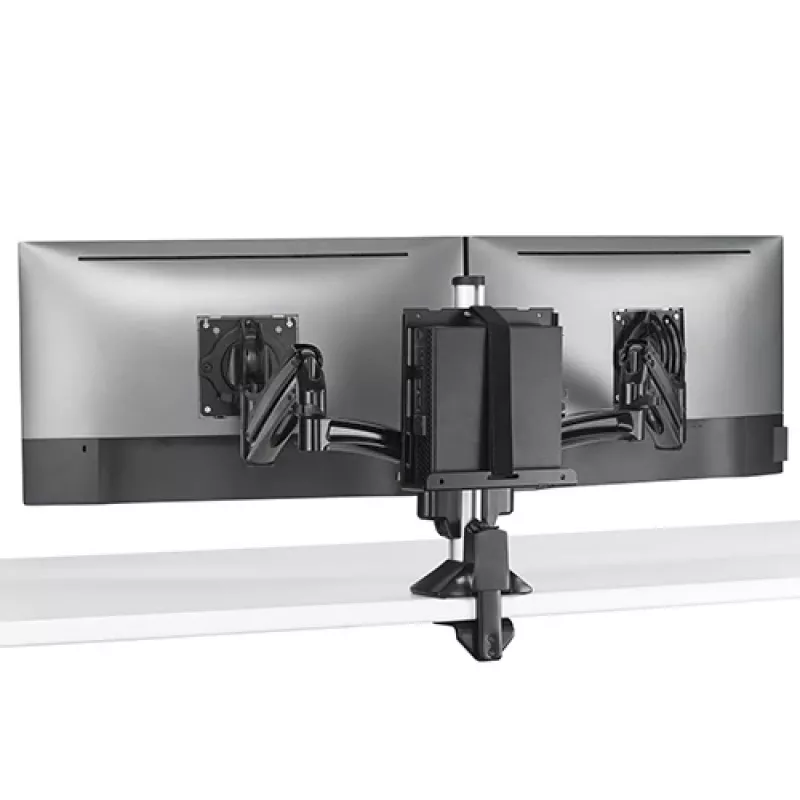 Mounting kit Chief KRA232B — Thin client / PC column mount, steel, black, max load 1.36 kg