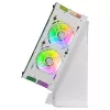 Mars Gaming MCB White PC Gaming ATX XL Case Custom Premium Edition Modular Dual Chamber Structure