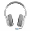 Mars Gaming MHW-100 White Wireless Headset ARGB Flow Removable ENC Microphone Ultra-lightweight Active ENC + Passive Noise Cancellation Universal Compatibility