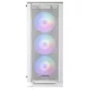 Mars Gaming MC-C White PC ATX Case Metal-Mesh Front Panel Tempered Glass Window 3 Front FRGB 120mm Fans
