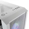 Mars Gaming MC-C White PC ATX Case Metal-Mesh Front Panel Tempered Glass Window 3 Front FRGB 120mm Fans