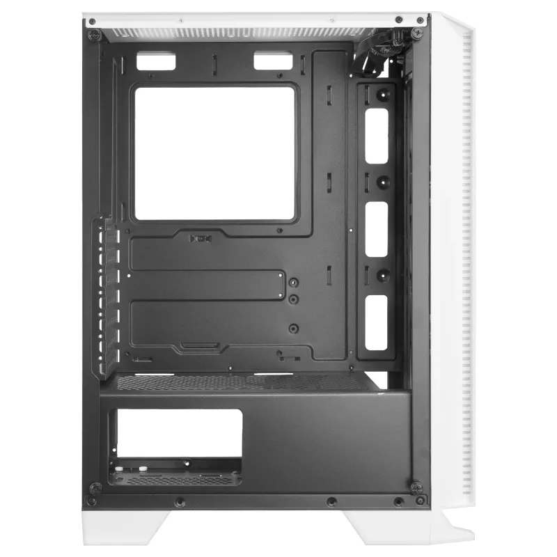 Mars Gaming MC-C White PC ATX Case Metal-Mesh Front Panel Tempered Glass Window 3 Front FRGB 120mm Fans