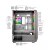 Mars Gaming MC-KX White Premium E-ATX Gaming Tower FREEZER CPU System 5 Ultra-quiet ARGB Fans ARGB Controller and RF Controller Mesh Front