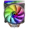 Mars Gaming MCPU-VR Black CPU Heatsink Dual Infinity Mirror ARGB 4 HCT Heatpipes 180W TDP Ultra-quiet PWM 12cm Fan