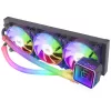Mars Gaming ML-ULTRA360 Black Liquid CPU Cooling TDP 650W Infinity Mirror 3 Silent FDB ARGB Fans ARGB Tubes Universal Multisocket
