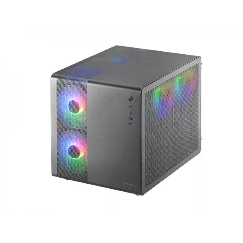Mini Tower PC Mars Gaming MC-400 White 2x 120mm Front Fans