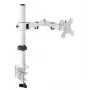 Mars Gaming MARM1W Professional Monitor Mount, Clamp, 8 kg, 33 cm (13 inch), 81.3 cm (32 inch), 100 x 100 mm, White