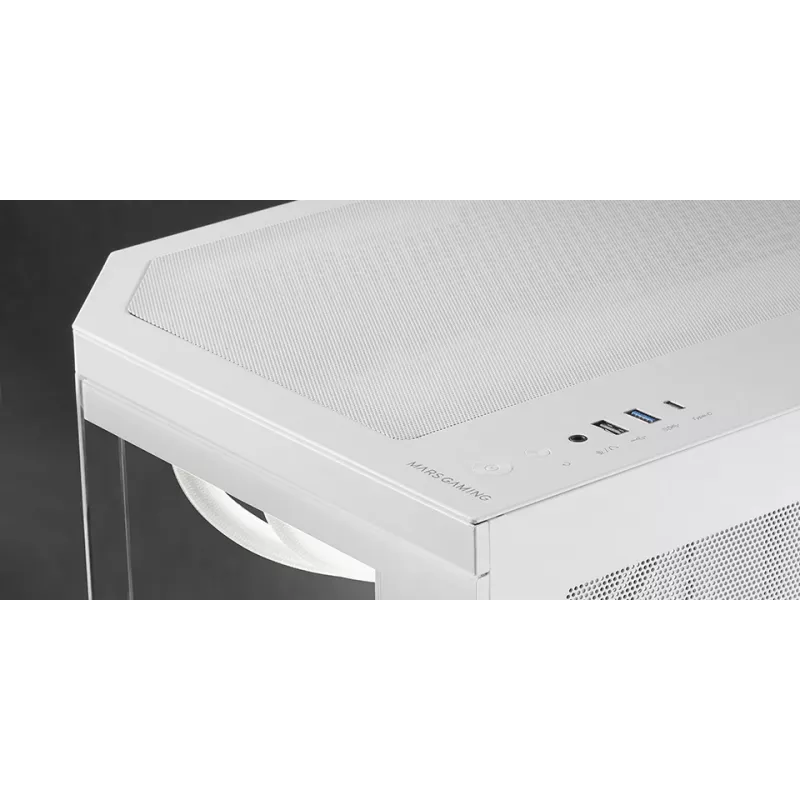 Mars Gaming MC-3TCOREMW Mini Tower White