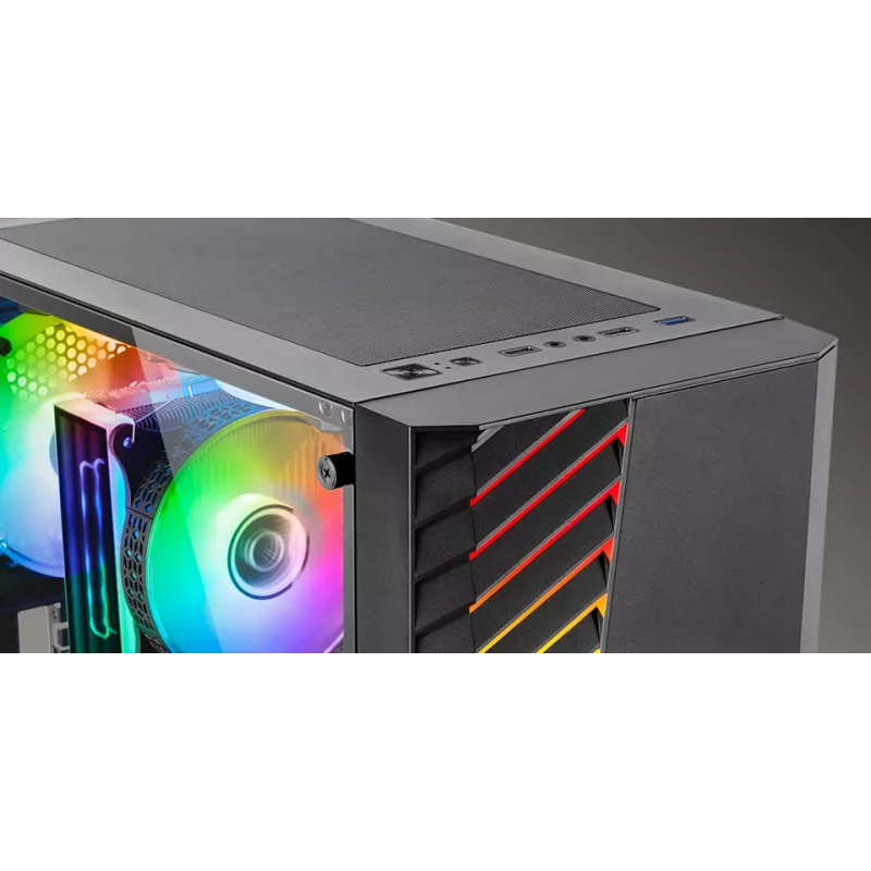 Mars Gaming MC-VOLT Midi Tower Black