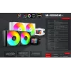 Mars Gaming MLVISION240 computer cooling system Processor All-in-one liquid cooler 12 cm Black