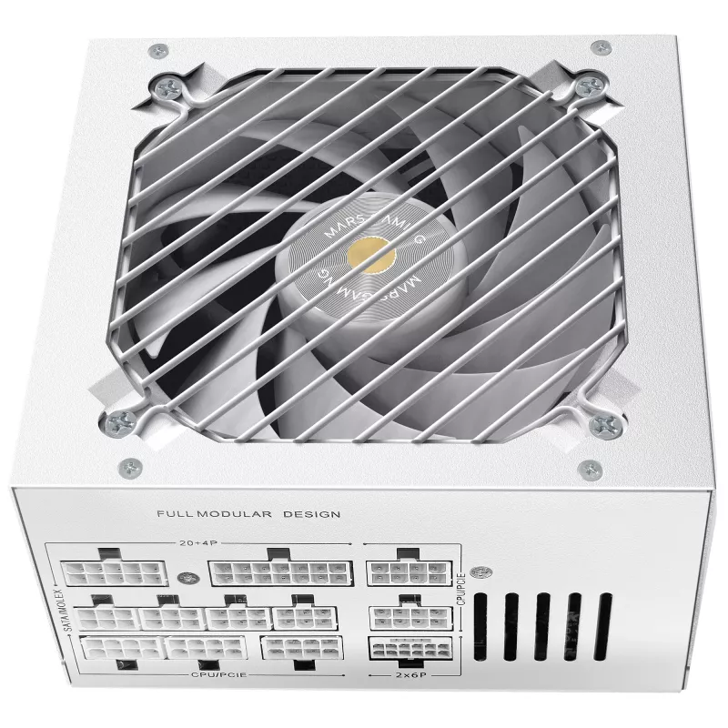 Mars Gaming MPB1000PSIW power supply unit 1000 W 24-pin ATX ATX White