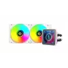 Mars Gaming ML-VISIONPRO240W Processor All-in-one liquid cooler 12 cm White 1 pc(s)