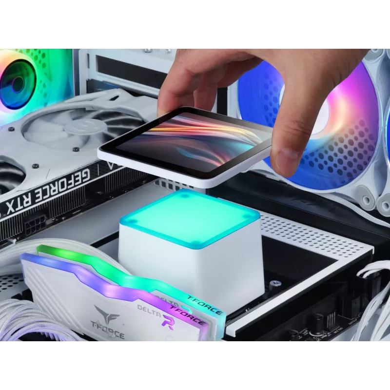 Mars Gaming ML-VISIONPRO240W Processor All-in-one liquid cooler 12 cm White 1 pc(s)
