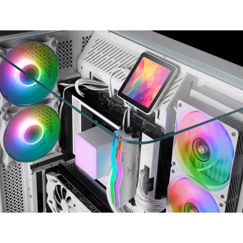 Mars Gaming ML-VISIONPRO240W Processor All-in-one liquid cooler 12 cm White 1 pc(s)