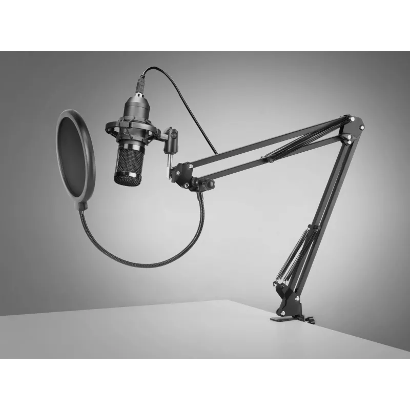 Mars Gaming Ultra-high Definition Microphone for Streamings Black