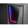 Mars Gaming MC777, ATX Computer Case, ARGB Lighting, Black, PC, Black, ATX, micro ATX, Mini-ITX, Blue, Green, Red, 15.8 cm, 31.8 cm