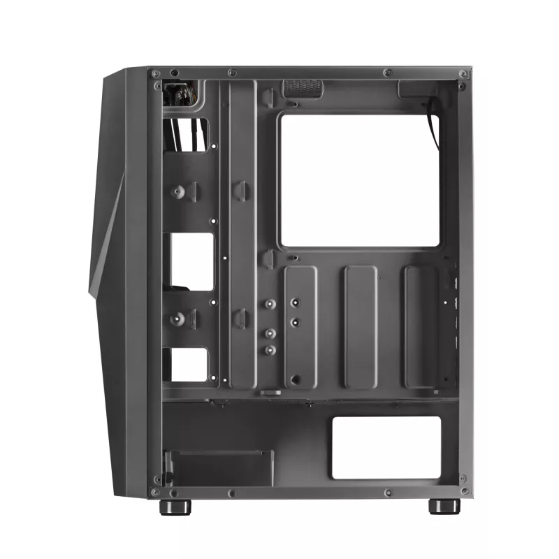 Mars Gaming MC777, ATX Computer Case, ARGB Lighting, Black, PC, Black, ATX, micro ATX, Mini-ITX, Blue, Green, Red, 15.8 cm, 31.8 cm