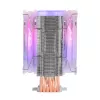 Mars Gaming MCPU66 Triple ARGB CPU Heatsink 6 Heatpipes HCT TDP 220W 2 Fans 12cm