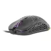 Mars Gaming MM55 Black RGB Chroma Gaming Mouse Ultra-lightweight 55g 12800 DPI HUANO Mechanical Switches