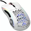 Glorious Gaming Glorious Model D Minus - Matte White, Right-hand, Optical, USB Type-A, 3200 DPI, 1 ms, White