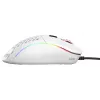 Glorious Gaming Glorious Model D Minus - Matte White, Right-hand, Optical, USB Type-A, 3200 DPI, 1 ms, White