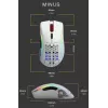 Glorious Gaming Glorious Model D Minus - Matte White, Right-hand, Optical, USB Type-A, 3200 DPI, 1 ms, White