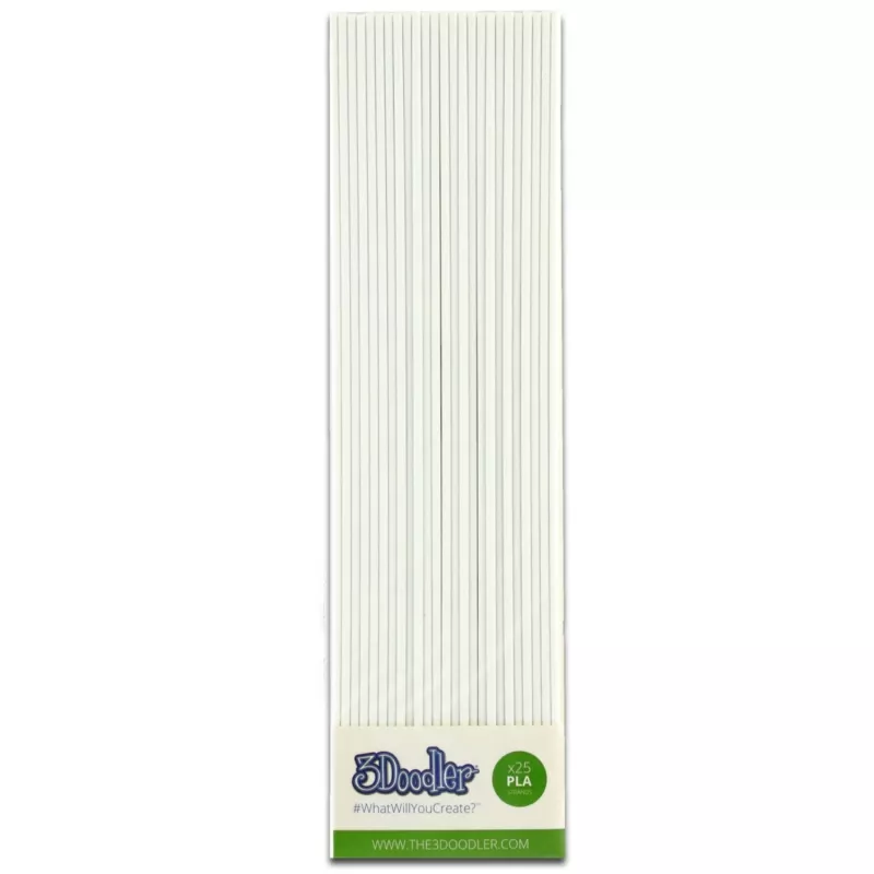 3Doodler PL06-SNOW 3D printing material Polylactic acid (PLA) White 2 g