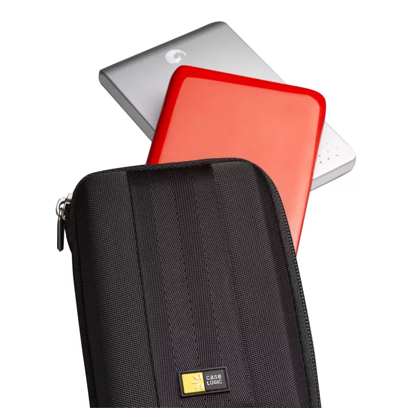 Case Logic Portable Hard Drive Case, Sleeve case, EVA (Ethylene Vinyl Acetate), Black, Any brand, Dust resistant, Scratch resistant, 102 mm