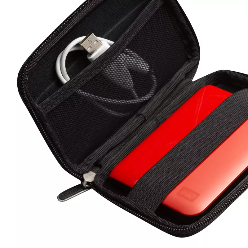 Case Logic Portable Hard Drive Case, Sleeve case, EVA (Ethylene Vinyl Acetate), Black, Any brand, Dust resistant, Scratch resistant, 102 mm